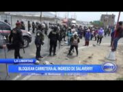 Paro de ronderos en La Libertad: Bloquean carretera al ingreso de Salaverry
