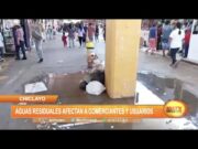 Chiclayo: Aguas residuales afecta a comerciantes y usuarios