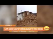 Fuerte sismo de magnitud 7.5 remece Amazonas y en varias regiones
