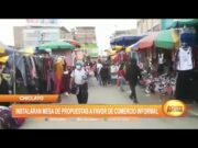 Chiclayo: Instalarán mesa de propuestas a favor de comercio informal
