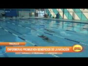 Trujillo: Enfermeras promueven beneficios de la natación