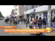 Reniec: El 98.9% de la población están correctamente identificada