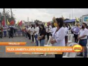 Trujillo: Policía juramenta a juntas vecinales de seguridad ciudadana