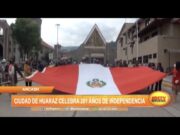 Áncash: Ciudad de Huaraz celebra 201 años de independencia