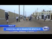 Trujillo: Vecinos de Bella Mar se organizan para limpiar calles