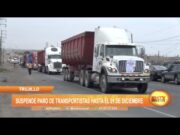 Trujillo: Suspenden paro de transportistas hasta el 1 de diciembre
