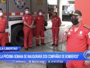 La Libertad: La próxima semana se inaugurarán dos compañías de bomberos