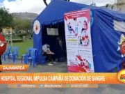 Cajamarca: Hospital regional impulsa campaña de donación de sangre