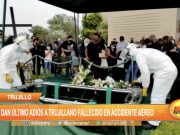 Trujillo: Dan último adiós a trujillano fallecido en accidente aéreo