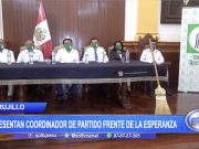 Trujillo: Presentan coordinador de partido Frente de la Esperanza