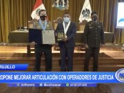 Trujillo: Proponen mejorar articulación con operadores de justicia