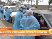 Trujillo: Gran afluencia de personas en proceso de vacunación contra la covid-19