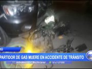 Virú: Repartidor de gas muere en accidente de tránsito