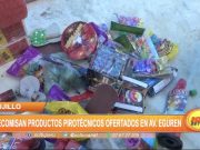 Trujillo: Decomisan productos pirotécnicos ofertados en avenida Eguren