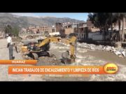 Huaraz: Inician trabajos de encauzamiento y limpieza de ríos