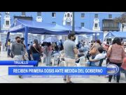 Trujillo: Reciben primera dosis contra la covid-19 ante medida del gobierno