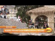 Pesebre peruano causa admiración en el Vaticano