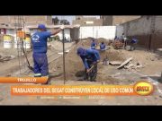 Trujillo: Trabajadores del Segat construyen local de uso común