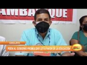 Chiclayo: Piden al gobierno promulgar ley a favor de la educación