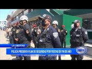 La Libertad: Policía presenta plan de seguridad por fiestas de fin de año