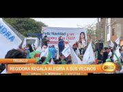 Trujillo: Regidora regala alegría a sus vecinos