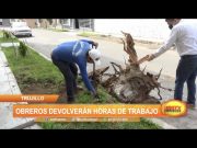 Trujillo: Obreros devolverán horas de trabajo