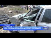 Trujillo: Una persona herida deja accidente de tránsito en carretera a Huanchaco