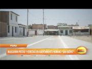 Piura: Inauguran pistas y veredas en asentamiento humano «San Isidro»
