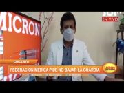 Chiclayo: Federación Médica pide no bajar la guardia