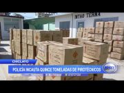 Chiclayo: Policía incauta quince toneladas de pirotécnicos