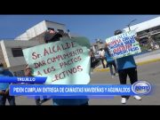 Trujillo: Piden cumplan entrega de canastas navideñas y aguinaldos
