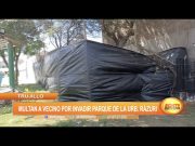 Trujillo: Multan a vecino por invadir parque de la urbanización Rázuri