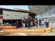 Trujillo: Se incrementan a 50% los pasajes interprovinciales