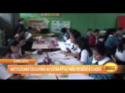 Chiclayo: Instituciones educativas no están aptas para regreso a clases