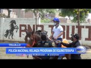 Trujillo: Policía Nacional relanza programa de equinoterapia