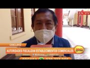Chiclayo: Autoridades fiscalizan establecimientos comerciales