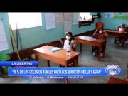 La Libertad: 30% de los colegios aún les falta los servicios de luz y agua