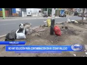 Trujillo: No hay solución para contaminación en avenida César Vallejo