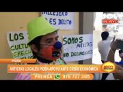 Piura: Artistas locales piden apoyo ante crisis económica