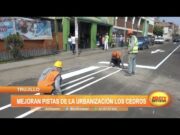 Trujillo: Mejoran pistas de la urbanización Los Cedros