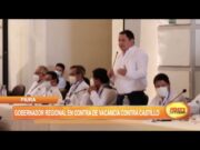 Piura: Gobernador regional en contra de vacancia contra Pedro Castillo