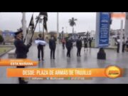 Trujillo: Izamiento del pabellón nacional por el día de la Policía