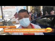 Piura: Dirigente del sector salud en contra de despido de trabajadores