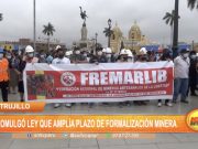 Trujillo: Promulgan ley que amplía plazo de formalización minera