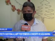 Trujillo: Prefecto cuestiona a la municipalidad provincial por permisos a concierto de Agua Marina