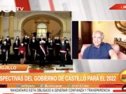 Perspectivas del gobierno de Pedro Castillo para el 2022