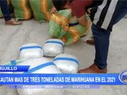 Trujillo: Incautan más de tres toneladas de marihuana en el 2021