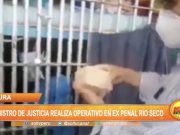 Piura: Ministro de Justicia realiza operativo en ex penal Río Seco