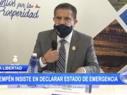 La Libertad: Llempén insiste en declarar estado de emergencia