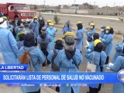 La Libertad: Solicitarán lista de personal de salud no vacunado